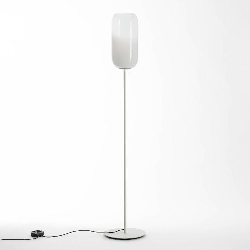 ARTEMIDE GOPLE LAMPADAIRE, BLANC/BLANC