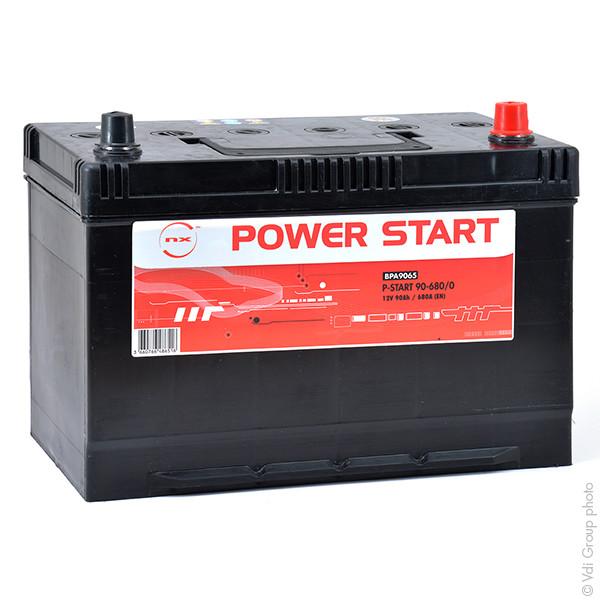 Batterie voiture NX Power Start 90-680/0 - 12V 90Ah - Haute performance pour démarrage moteur_0