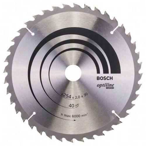 BOSCH 1 OPTILINE WOOD POUR SCIES À ONGLETS ET RADIALES