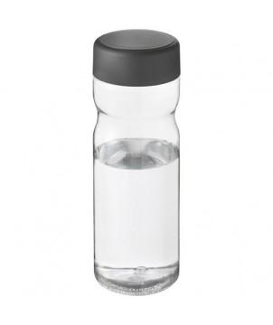 BOUTEILLE DE SPORT H2O ACTIVE BASE TRITAN DE 650 ML AVEC COUVERCLE VÀ VISSER GRIS - GOURDES DE SPORT PUBLICITAIRES PERSONNALISÉES