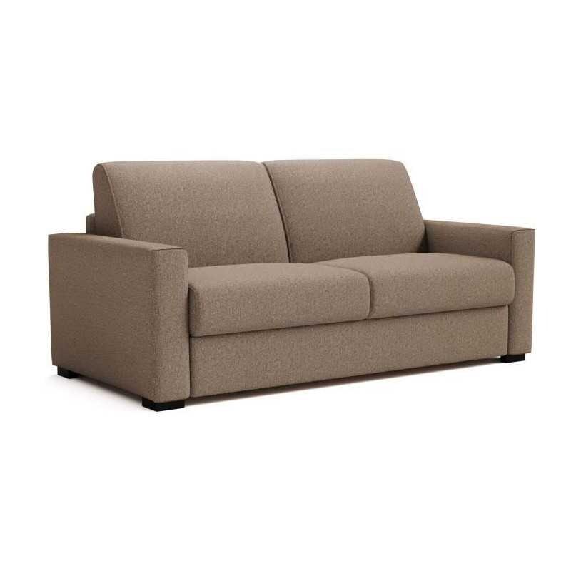 Canapé convertible express 3 places BL018 Tissu Como 5 Antelope 190 x 100 x 87 cm MONDO - beige textile BL0183LTCO5CD_0