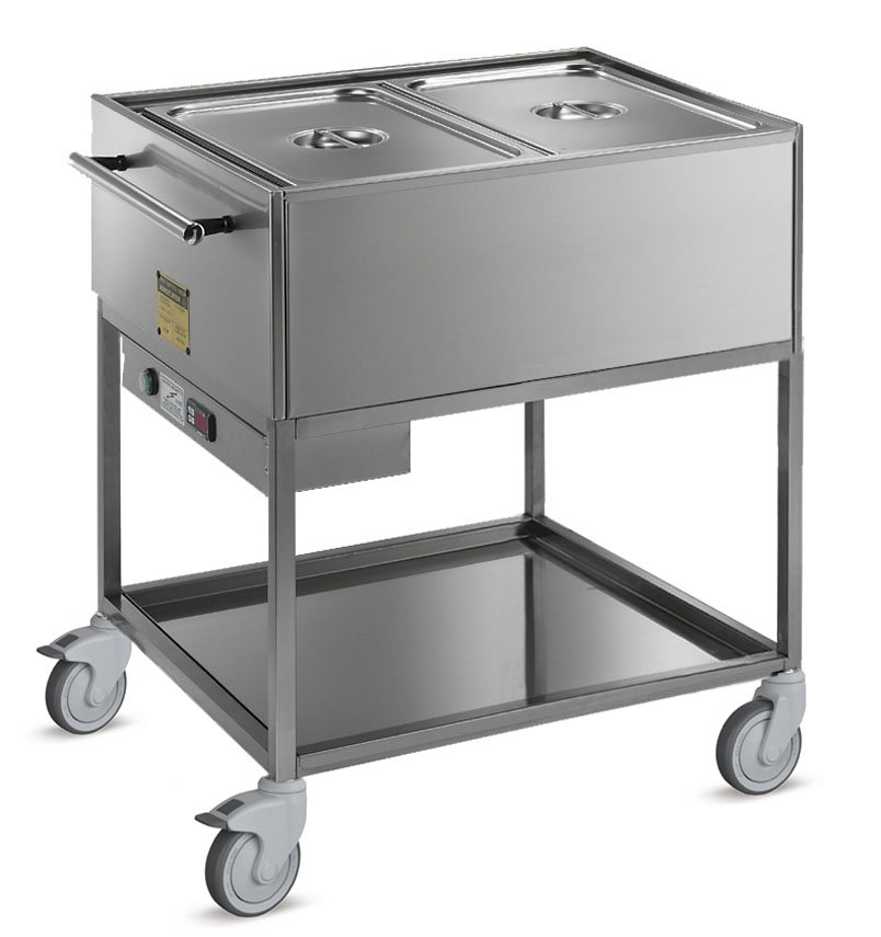 CHARIOT BAIN-MARIE PROFI 2X GN 1/1