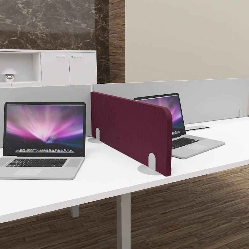 Cloisonnette acoustique MUT à poser sur le bureau. - Alu_0