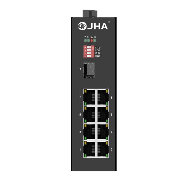 Commutateurs - switch - jha - 8 10 / 100tx poe / poe + et 1 1000x sfp logement - jai-igs10f08p_0