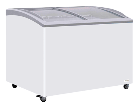Congélateur coffre 370 l avec couvercle supérieur vitré coulissant - PCG 409A_0