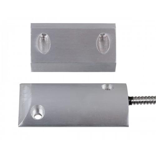 CONTACT MAGNÉTIQUE SABOT EN ALUMINIUM - CÂBLE 3 MÈTRES - INVERSEUR ET BOUCLE D'AUTOPROTECTION IZYX