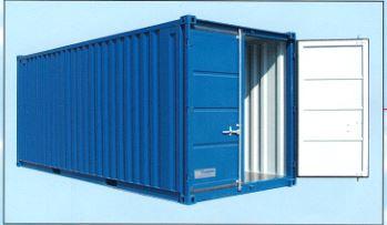 Conteneur d'entreposage LC 8' - superposable, capacité 10 tonnes, options plancher bois ou acier_0