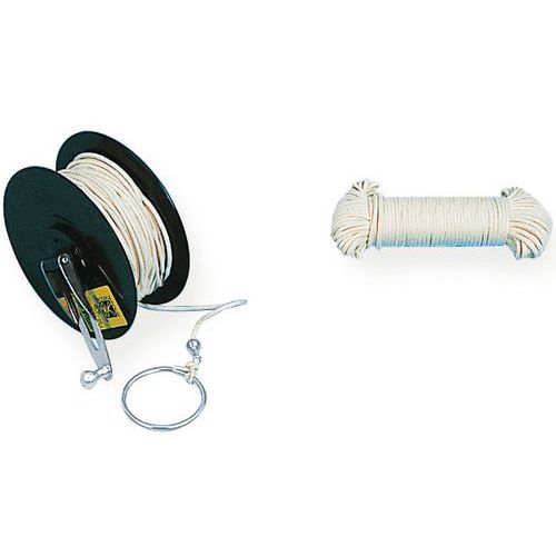 CORDEAU DE RECHANGE EN BOBINE COTON CÂBLÉ 50M - MONDELIN