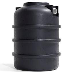 Cuve de stockage d'eau enterrée verticale 1000l ronde - NOIR - noir 0637962082388_0