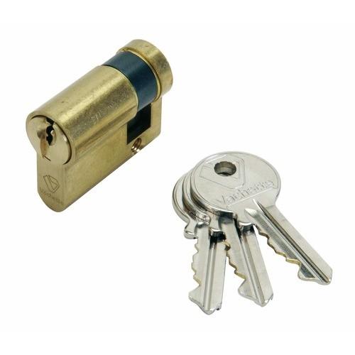 DEMI CYLINDRE - 30 X 10 MM - FIRST 5000 - S'ENTROUVRANT - LAITON POLI VACHETTE