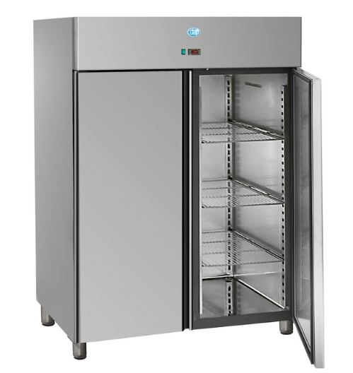 Dp-aig1400-2ptnbt - Armoire réfrigérée positive et négative GN 2/1 - 1420 x 800 x 2030/2100 mm - Acier inoxydable_0