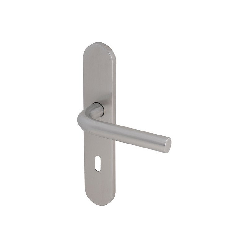 ENSEMBLE SUR PLAQUES JADE SÉRIE 1194 TYPE CLÉ L FINITION INOX - HERACLES - B-INOX-SP07
