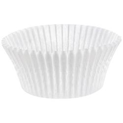 Firplast Caissette plissée ronde papier blanc n°1201 - blanc 3109396817739_0