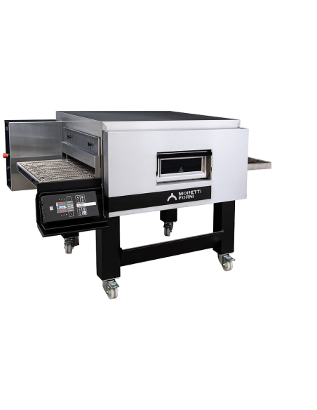 Four à pizzas convoyeur MORETTI FORNI - TT96E/LCD - Tapis 650 mm - Température jusqu'à 400°C - Interface LCD_0