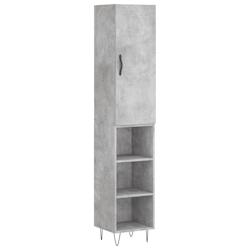 Helloshop26 - Buffet bahut commode armoire meuble de rangement organisateur cuisine salle de séjour salon haut 34,5 x 34 x 180 cm 02_0034292 - 300021_0