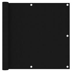 Helloshop26 - Écran de balcon brise pare vue protection confidentialité 90 x 400 cm tissu oxford noir 02_0010280 - 3000560582722_0
