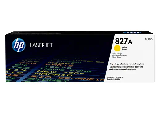 HP 827A toner LaserJet jaune authentique_0