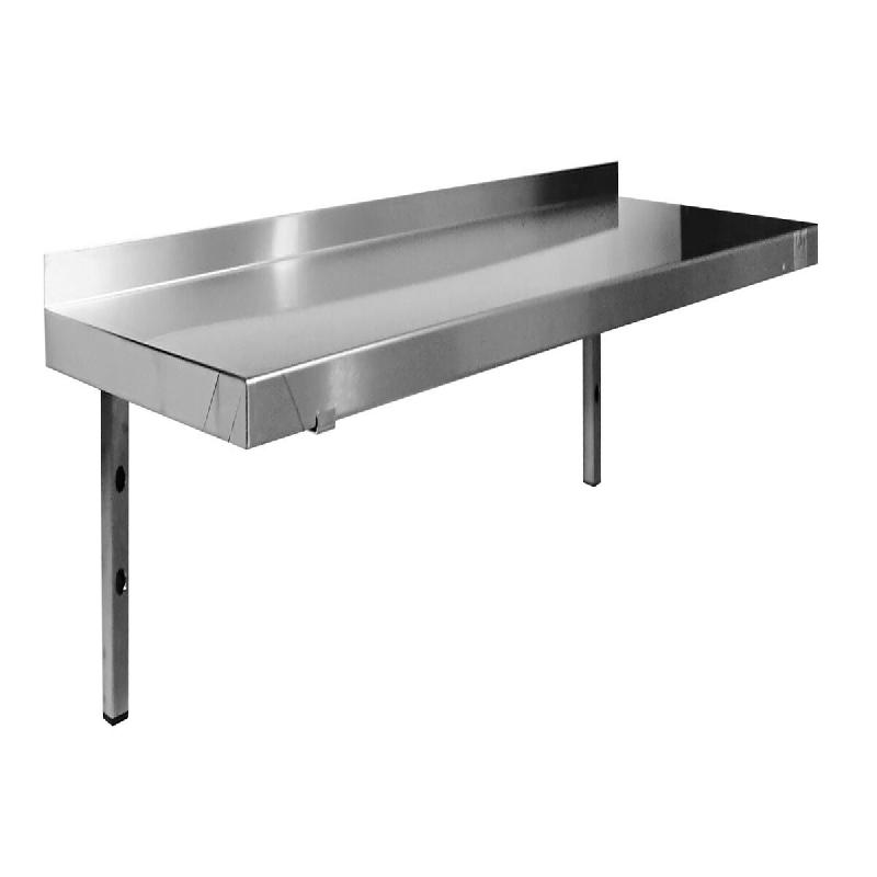 ITALCONCEPT L2G Etagere Murale Inox Pleine Consoles Fixes, 35 x 2000 x 300mm - 3616350015815_0