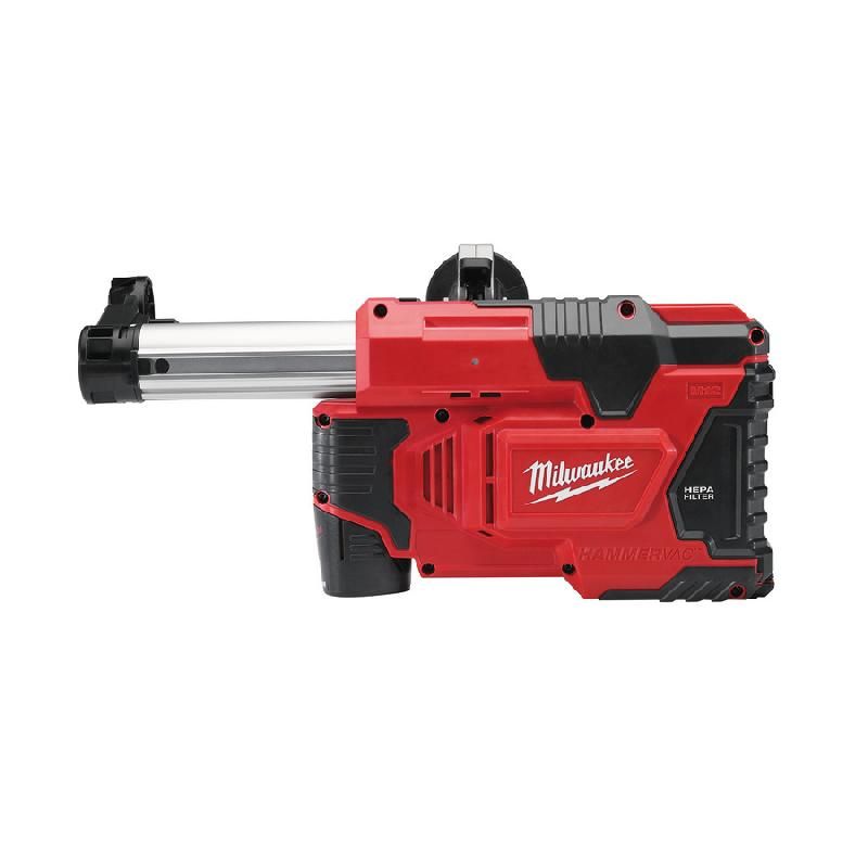 KIT D'ASPIRATION AUTONOME MILWAUKEE M12 DE201C  POUR PERFORATEUR SDSPLUS - 4933440500