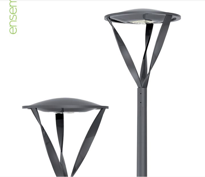 Lampadaire urbain torsade / led / 60 w / 4704 lm / 4 m_1