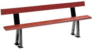 BANC RÉCRÉ TEINTÉ ROUGE - MANUTAN COLLECTIVITÉS