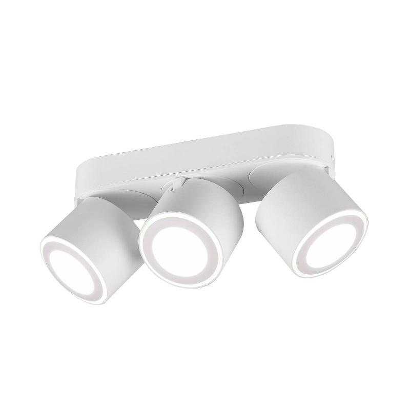 LINDBY LOWIE SPOT LED, À TROIS LAMPES, BLANC