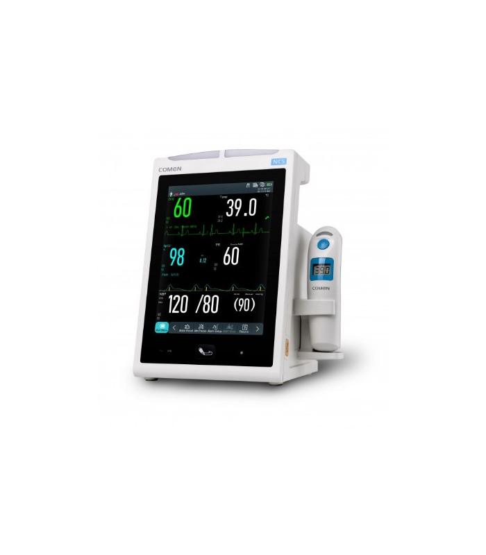 Moniteur multi-paramètres Comen NC5 - Écran tactile 8'' - ECG 3 brins - Thermomètre tympanique - Imprimante_0