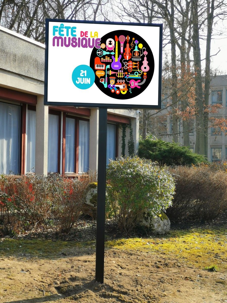 Panneau lumineux - affichage LED - usage externe - programmation personnalisée_0