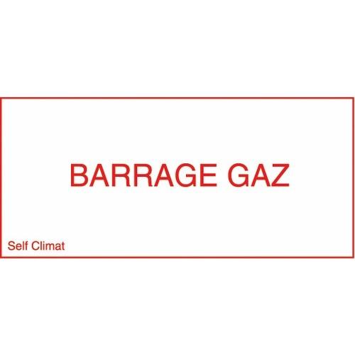 PANNEAU RÉGLEMENTAIRE BARRAGE GAZ CODITHERM