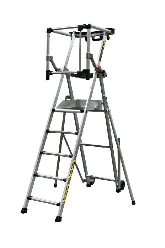 Plate-forme individuelle roulante 5 marches - hauteur fixe - sans stabilisateur - Masterguard_0