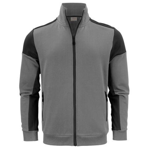 PRINTER PRIME PRIME SWEATSHIRT FULLZIP HOMMES GRIS ACIER/NOIR - TAILLE XXXL