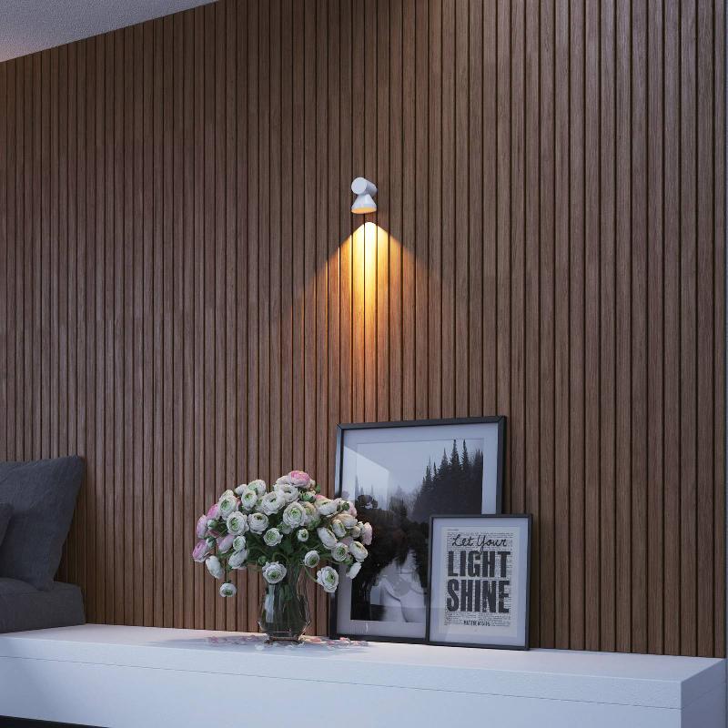PUJOL ILUMINACIÓN APPLIQUE LED KEY À 1 LAMPE, BLANCHE