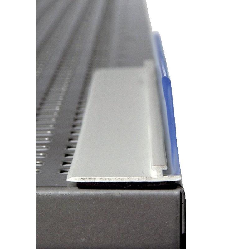Rail aimanté L.70cm - avec butée avant H30mm - blanc - plastique_0