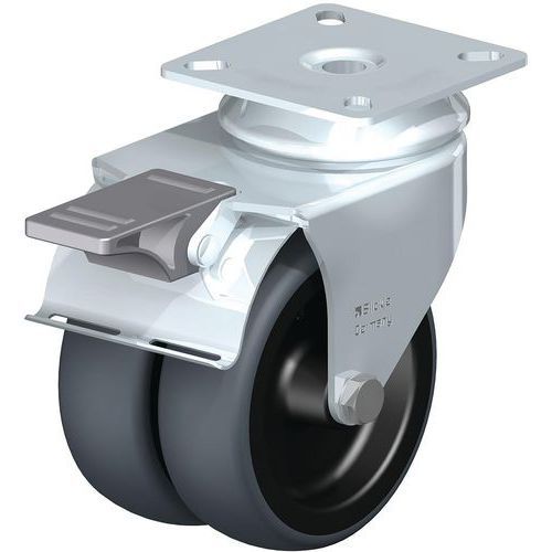 ROUE CAOUTCHOUC THERMOPLASTIQUE LDA-TPA 75G-FI - BLICKLE