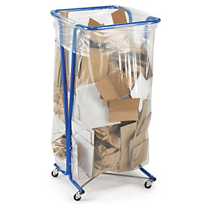 SUPPORT SAC POUBELLE MOBILE 400 L