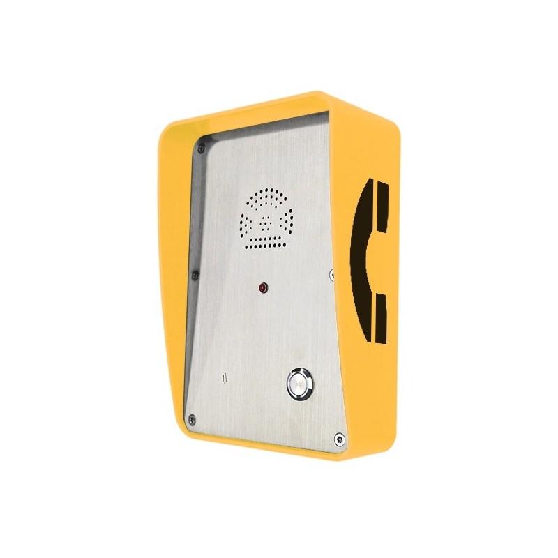 Téléphone d'urgence mains libres POSEIDON - Boîtier robuste en acier inoxydable - Réf. : FRA0078_0