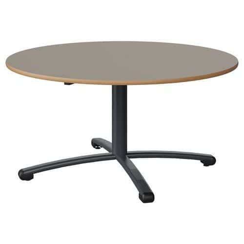 TABLE MALIBU Ø 120 T3 PC STRA ALAISÉ GRIS U727/GRIS 7016