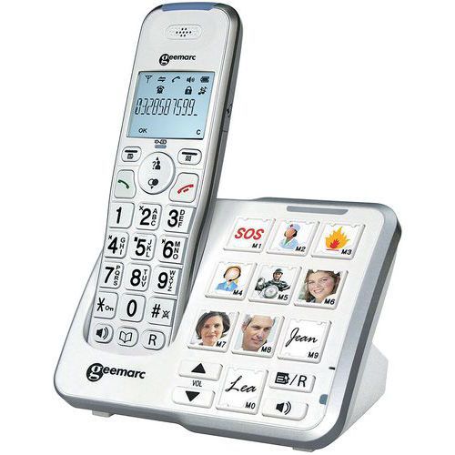 TÉLÉPHONE SANS FIL AMPLIDECT295 PHOTO - GEEMARC