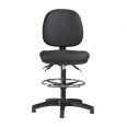 Fauteuil de bureau - tissu - Caray - dossier réglable et base Ø62 cm_0