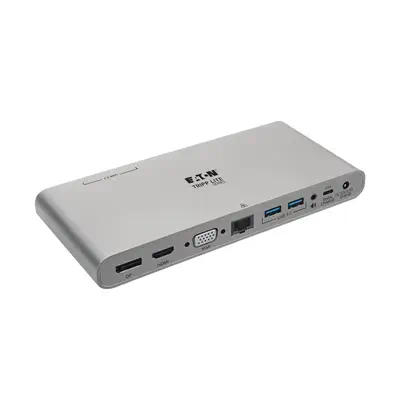 Tripp Lite U442-DOCK4-INT station d'accueil Avec fil USB 3.2 Gen 2 (3.1 Gen 2) Type-C Gris_0