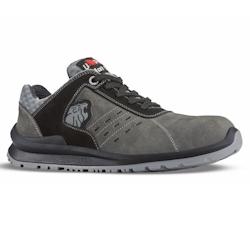 U-Power - Chaussures de sécurité basses CARLOS - Souples et légères - Environnements secs - S1P SRC - Gris Taille 45_0