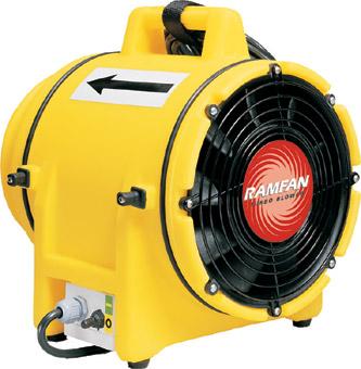 VENTILATEUR EXTRACTEUR PORTABLE, Ø 20 CM RAMFAN