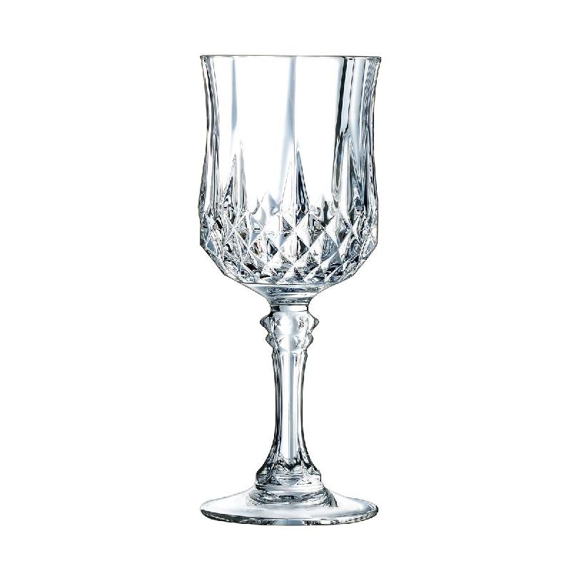 4 verres à pied 17 cl Longchamp- Cristal d'Arques - transparent 883314961850_0