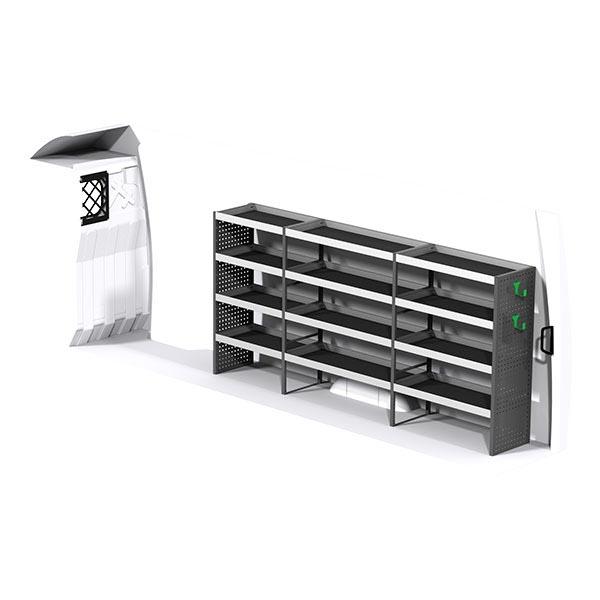 Aménagement métal côté droit - IVECO - 3083mm de longueur, 1440mm de hauteur, 470mm de profondeur_0
