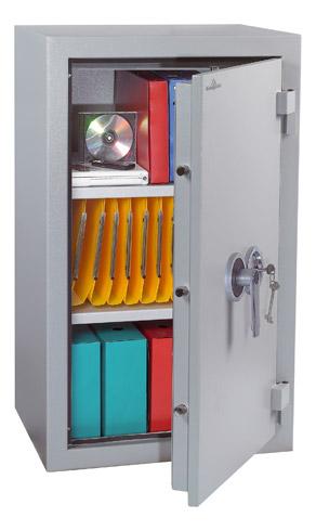 ARMOIRE FORTE ANTI FEU SUPER PROTECT DOUBLE PAROI 190 LITRES SERRURE À CLÉ HARTMANN