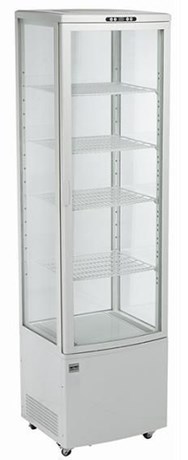 ARMOIRE VITRÉE 4 FACES GGC2270 BLANCHE