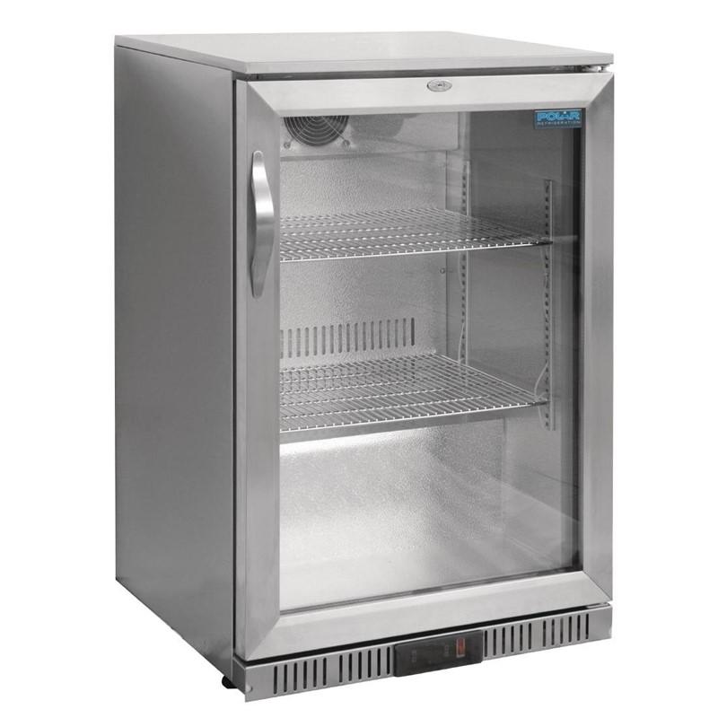 Arrière-bar une porte pivotante série g inox 138l - GL007_0