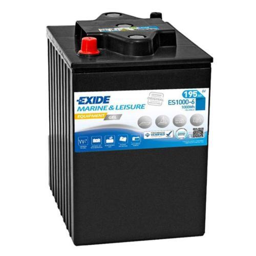 Batterie exide GEL marine es10006 g1806 6v 190ah_0