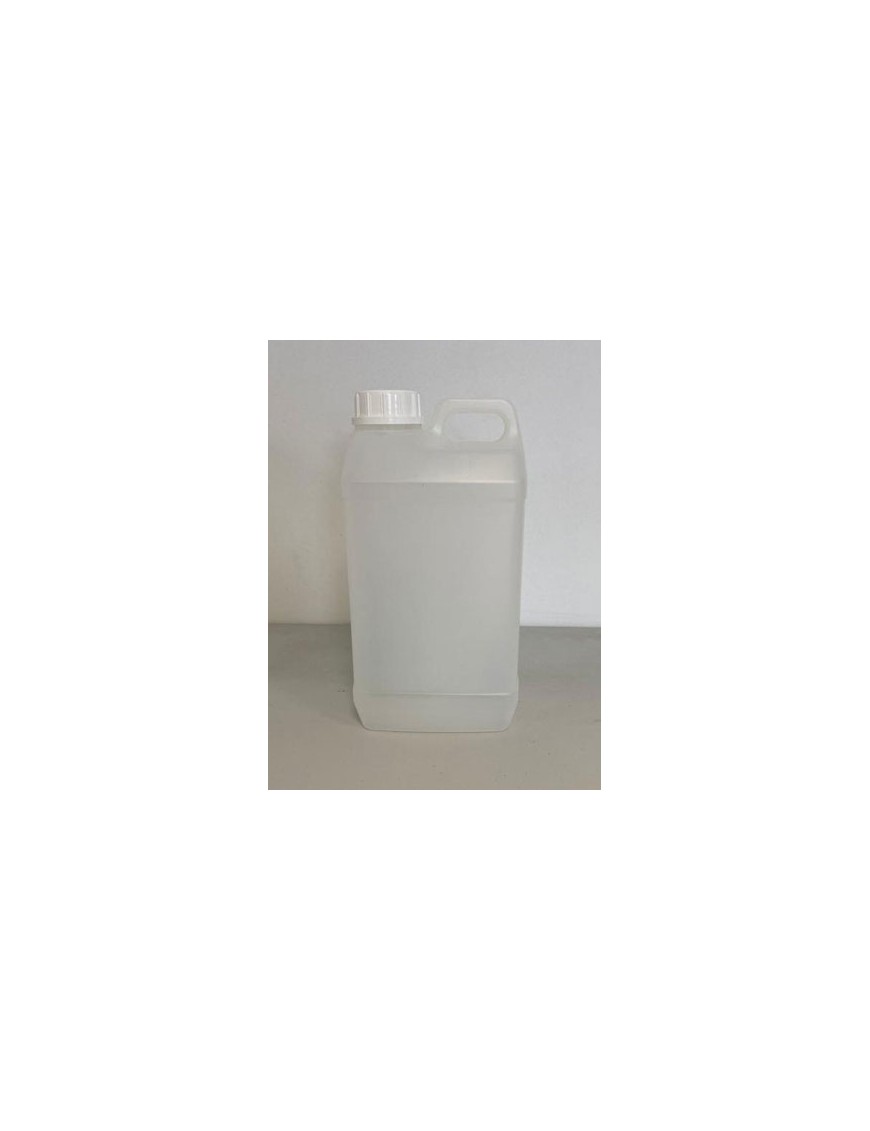 Bidon alimentaire 2 litres - Naturel translucide - Avec bouchon blanc inviolable_0
