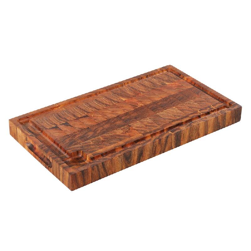 Bloc de boucher en Acacia 45x25x4 cm -  Marron Rectangle Bois Zassenhaus 45x25 cm - marron Bois massif 4006528059328_0